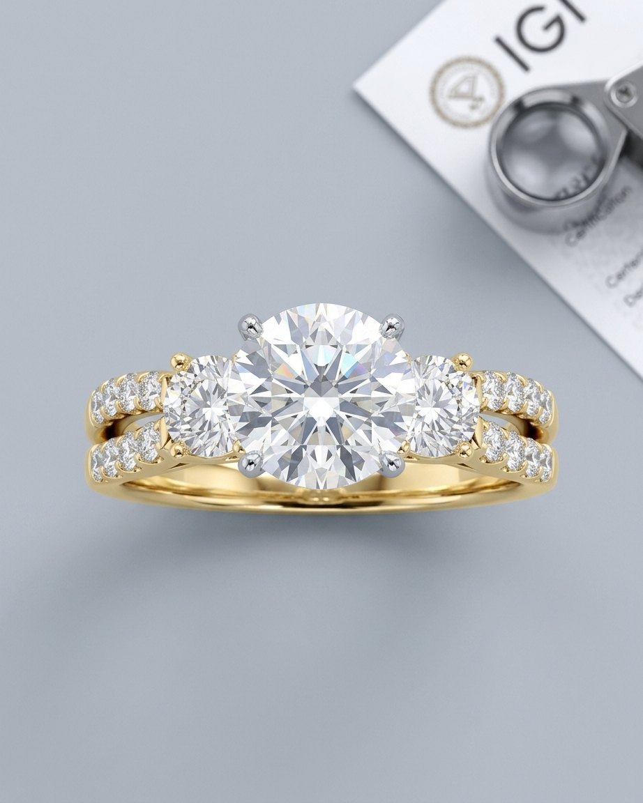 Three stone rings